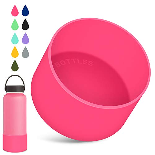 Silicone Protective Boot Sleeve for 12-24oz Hydro Flask & Stanle - Pink