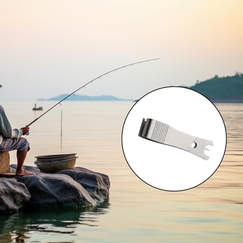 3-Pack Stainless Steel Fishing Line Cutter Nipper Set with Hook Eye Cleaner