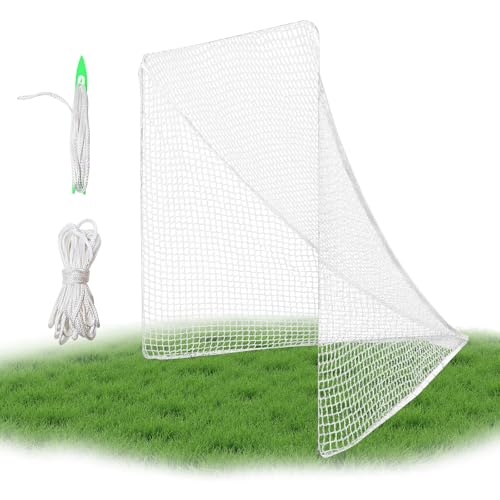 6x6x7' Heavy Duty Lacrosse Replacement Net - 4mm with Installation Tool