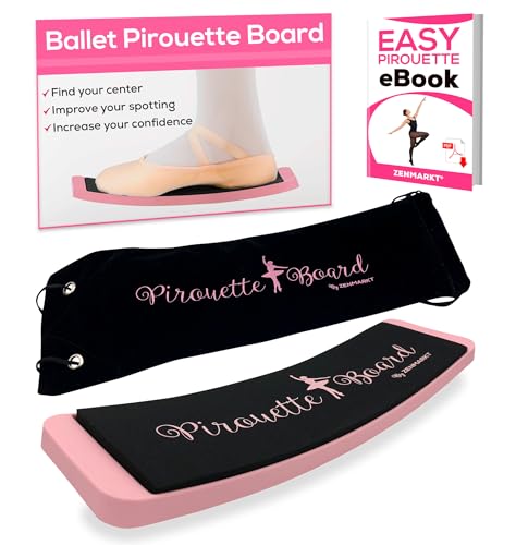 Zenmarkt Bright Pink Turning Board for Dancers, Gymnasts & Ice Skaters