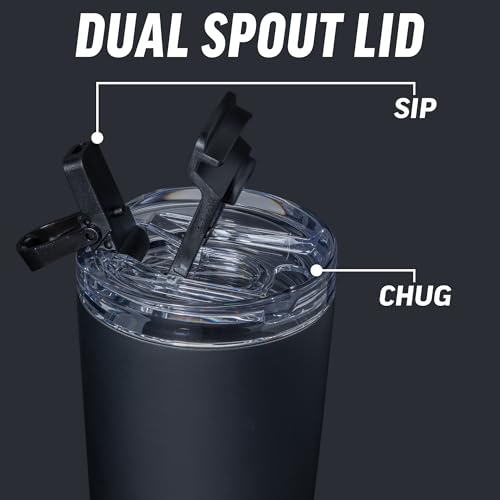 Rico NCAA Texas Longhorns 24oz Stainless Steel Tumbler with Lid & Straw