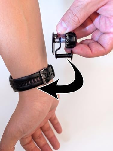 Clip-On Running Bell - Hands-Free Wearable, Ultralight Copper & Aluminum, Black