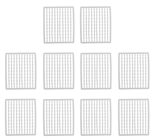 Carp Fishing Hair Rig Extender Boilie Stops - 1000 Pcs White
