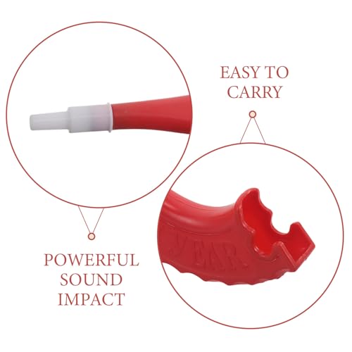 8.66-Inch Plastic Shofar Horns - 6-Pack Football Game Noisemakers