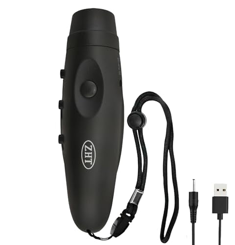 High Volume Electronic Whistle with USB Charging - Black