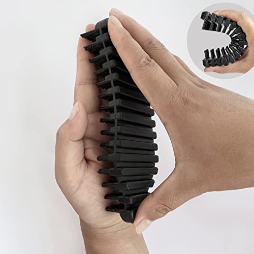 Kreapa 1pcs Nylon Barbell Brush for Weightlifting Bar Cleaning, Durable & Scratch-Free