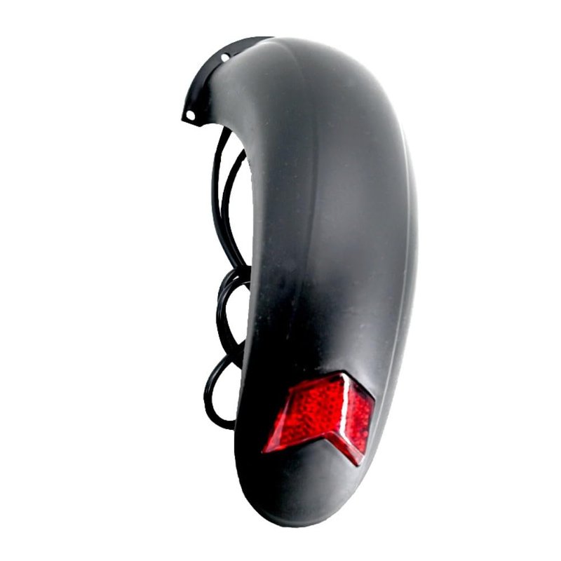 Ezweiji Rear Fender with Tail Light, 10-Inch Scooter Rear Fender Replacement Parts for M4 Electric Scooters