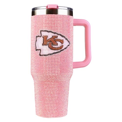 40oz Pink Bling Game Day Tumbler - Kansas City Chiefs