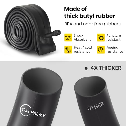 20 Inch Kids Bike Inner Tubes - 2 Pack, Schrader Valve, Heavy-Duty