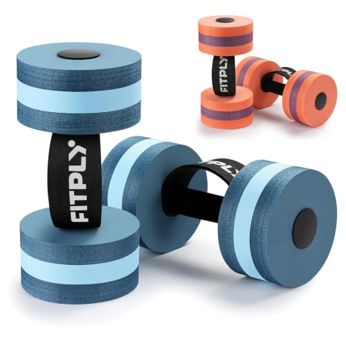 Water Weights Dumbbells for Swimming Exercise - Dark Blue