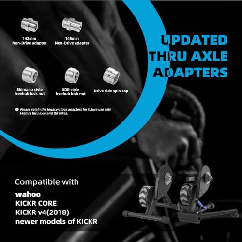 KICKR Thru Axle Adapter Kit for Wahoo KICKR CORE & V4 - 2025 Upgrade
