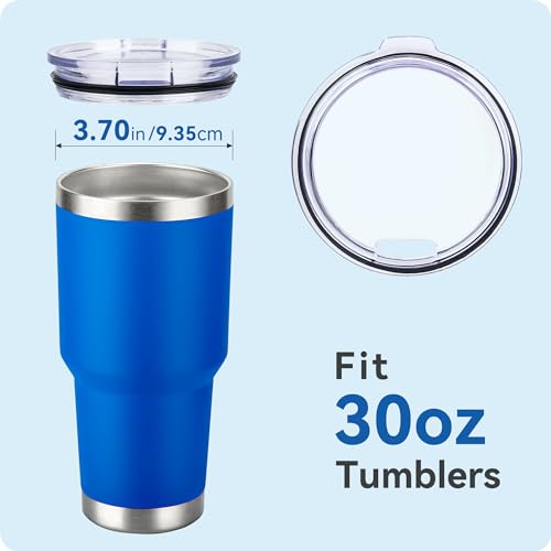 30 oz Tumbler Lids - 2 Pack for Yeti, Ozark Trail & More