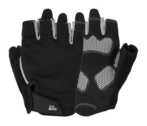 Anti-Slip Breathable Workout Gloves for Gym - Black, Large