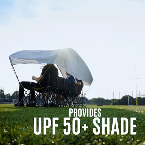 6-Seater Team Bench with Canopy Shelter - Quick Setup