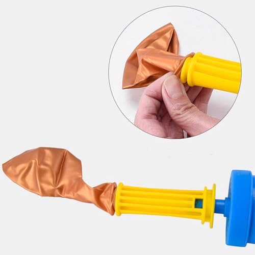 Dual-Action Balloon Hand Pump - Portable Air Inflator for Party Decor - 1 Pack
