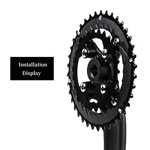 BUCKLOS 38-26T/10 Speed MTB Chainring Set 64/104 BCD Double Triple - 2Pcs