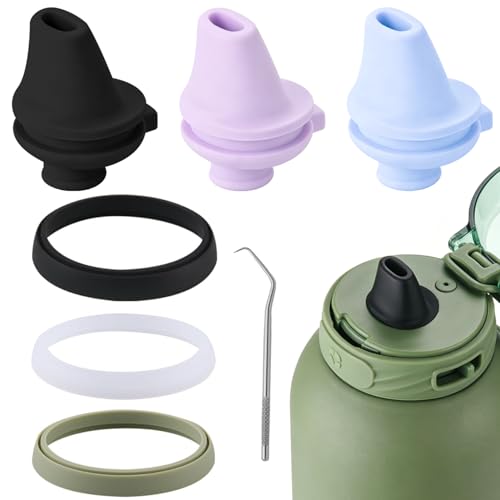 3-Pack Water Bottle Gasket Replacement for Ello Cooper Travel Tumblers