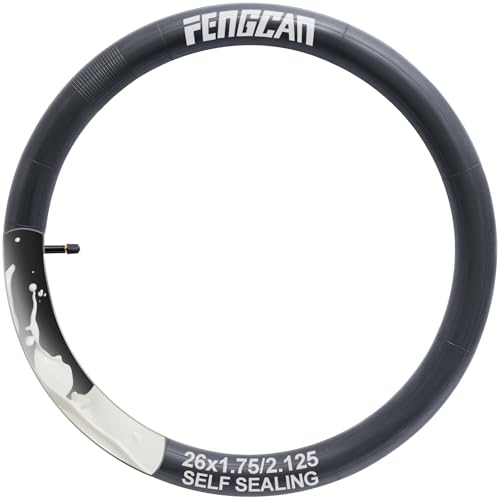 26 Inch Bicycle Inner Tube - Self-Sealing, Compatible with Mountain & Road Bikes