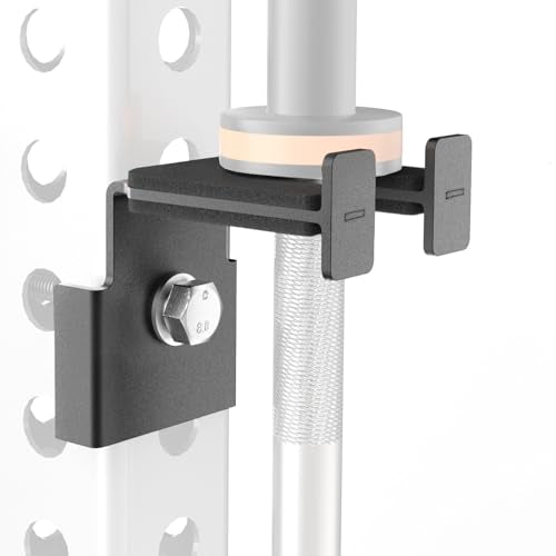 Heavy-Duty Olympic Barbell Holder for 3x3 Power Racks - No Drilling