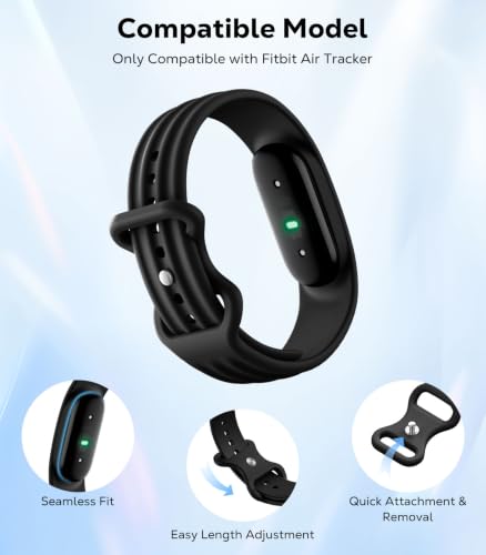 Astorgos Replacement Sport Band for Fitbit Air – Black