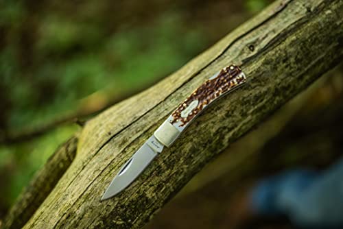 Uncle Henry Next Gen Staglon 2.8in Modern Folding Knife - Hunting, Camping, EDC