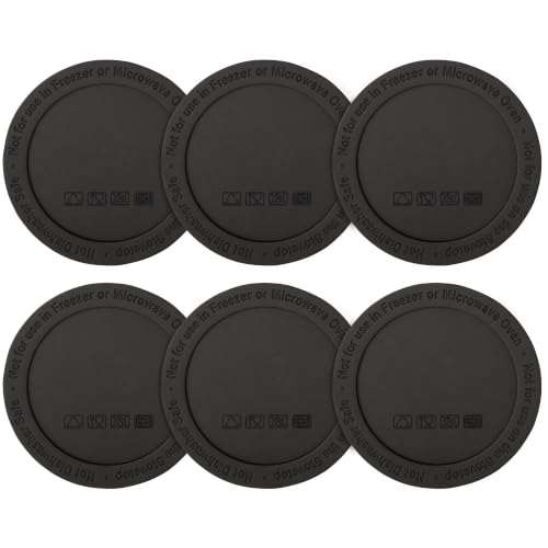 Silicone Bottom Protectors for Yeti & Stanley Quencher - Black 60mm
