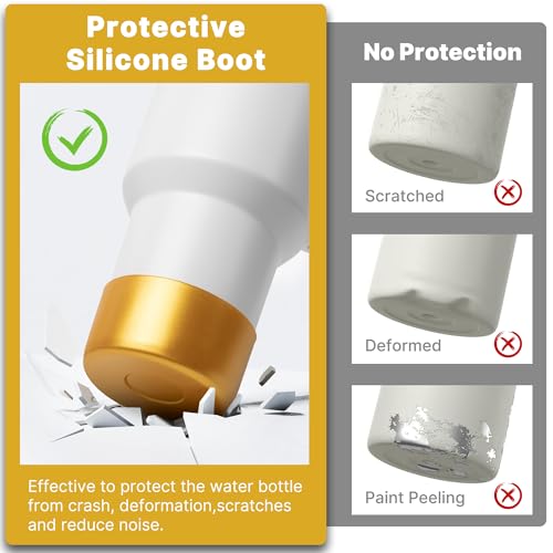 Silicone Boot Sleeve for Stanley 40 oz Tumbler - Gold