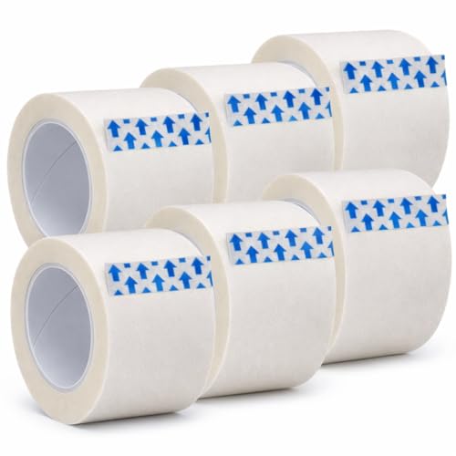 Microporous Medical Tape - 1 in x 10 yd, 6 Rolls - Hypoallergenic & Latex-Free