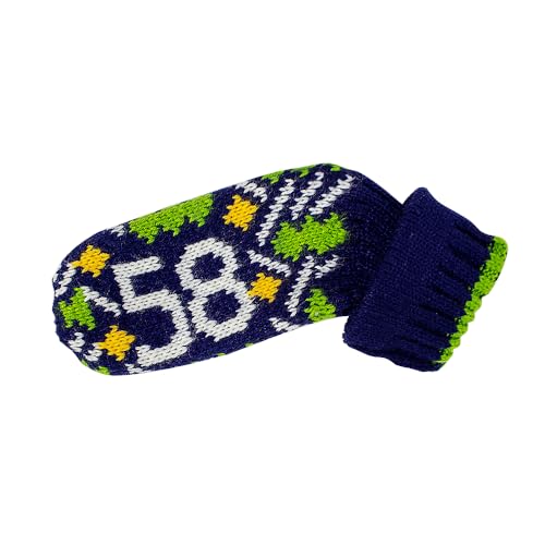 Knitted Golf Iron Head Covers - 7-Piece Set - Winter Jasmine Pattern