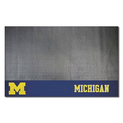Michigan Wolverines Grill Mat - 26" x 42" - Black