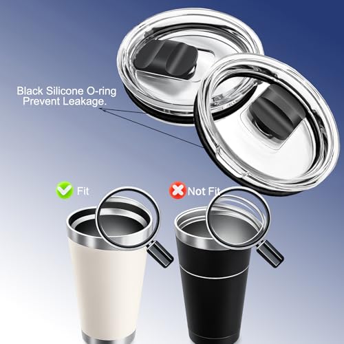 30oz Tumbler Lid Replacement - Magnetic Slider Lid 2P