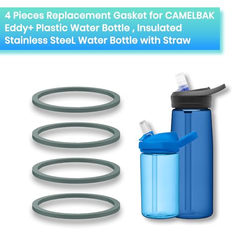 Replacement Gaskets for Camelbak Eddy+ Water Bottle - 4 Pack