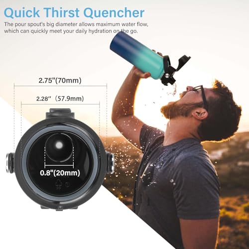 Hydro Flask Wide Mouth Replacement Push-Button Flip Lid
