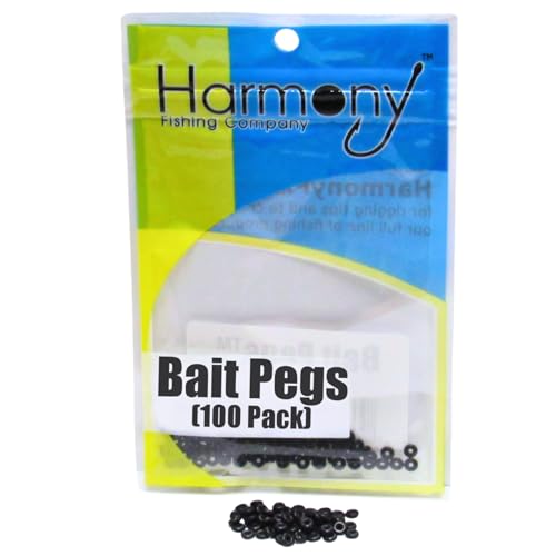 Bait Pegs - Rubber Pegs for Soft Plastic Fishing Lures Size 1
