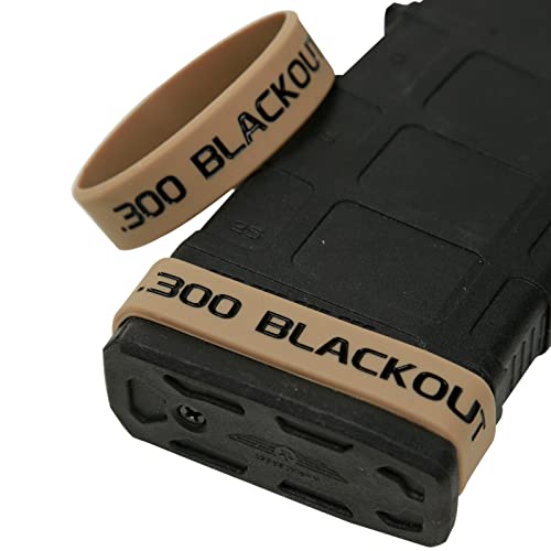 Aolamegs 300 Blackout Magazine Marking Band 6 Pack