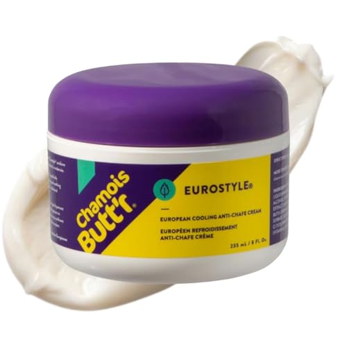 Anti-Chafe Cream for Cyclists - Eurostyle Cooling Lubricant, 8oz