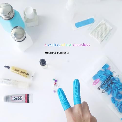 Medium Disposable Nitrile Finger Cots, Anti-Static Non-allergenic