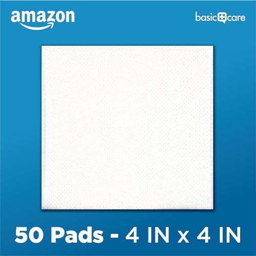 Sterile Gauze Pads 4x4" - Extra Absorbent Wound Dressing, 50 Count