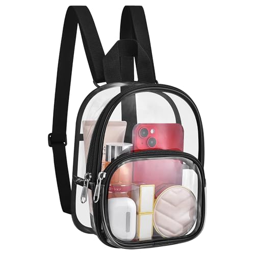 USPECLARE Clear Mini Backpack Stadium Approved for Little Boys &