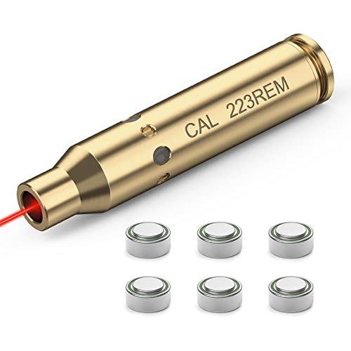 Red Laser Bore Sighter for .223 5.56mm - High Accuracy & Compact