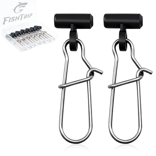 Duo Lock Snaps Sinker Slides - Black, 25pcs Fishing Accessories