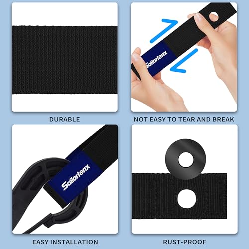 7 Inch Soft Loops for Jet Ski Docking - 4 Pack with Gaskets