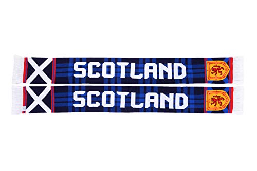 High-Definition Scotland Soccer Knit Scarf - Vivid Colors