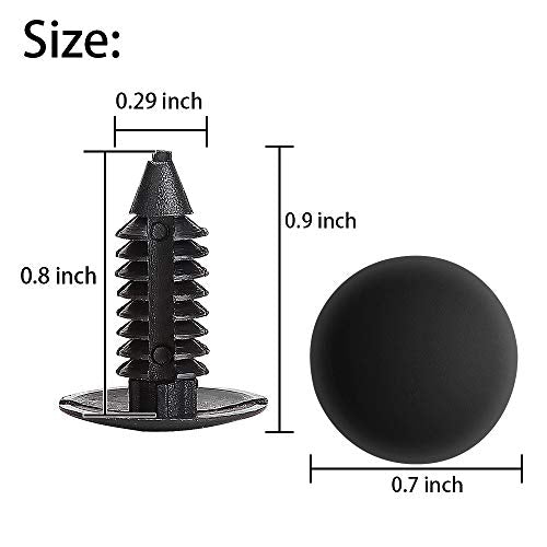 Universal Plastic Rivets for Golf Carts - 30 PCS