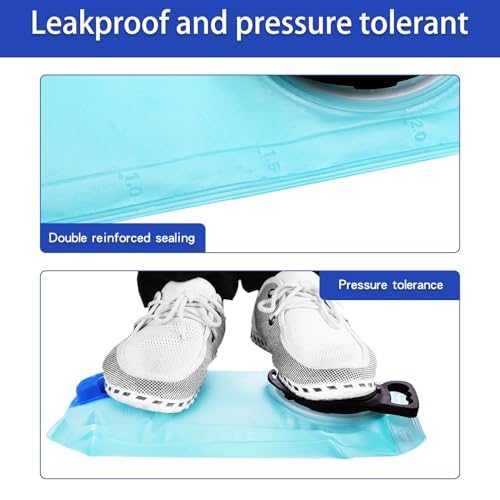 1.5L Hydration Bladder - BPA-Free Leak Proof Water Reservoir - Blue