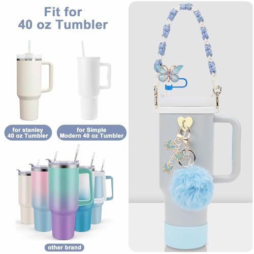 7PCS Tumbler Accessories Set - Blue for Stanley Cup 20oz 30oz 40oz