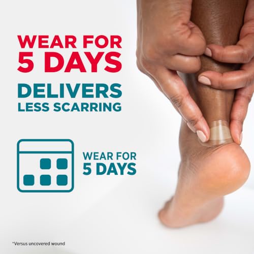 Hydrocolloid Blister Bandages - 6 Count | Waterproof Healing Protection