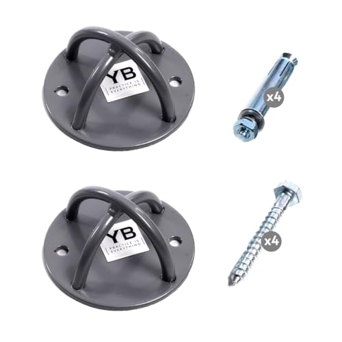Heavy-Duty Ceiling Hooks for Yoga & Aerial Training - 600 lbs Capacity