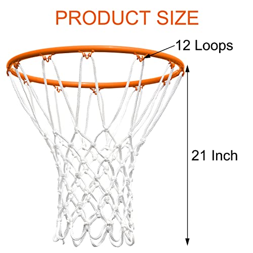 Basketball Net Replacement - Heavy Duty All Weather - 1Pc