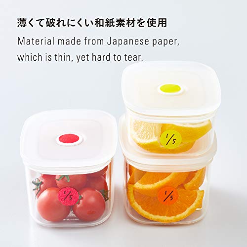 Stalogy S2220 S2 Masking Tape Patches: 0.8" diameter / 15 dots per sheet / 10 sheets per pack / 20mm wide, Shuffle Fine